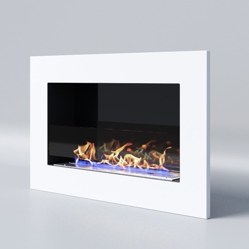 Биокамин "Русский огонь" Блонд 800V встраиваемый (высота 500мм.) с защитным и декоративным стеклом