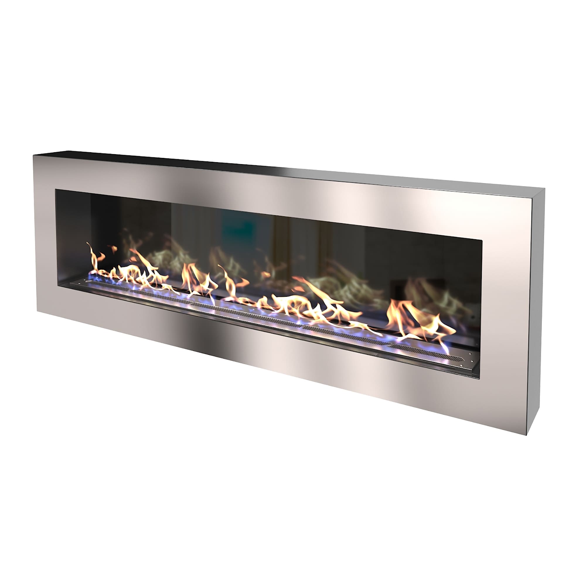 Биокамин "Русский огонь" Хай-тек 1500N настенный с декоративным стеклом (стемалитом) по цене 60 550 руб.