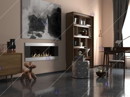 Биокамин Mercury Horizontal 1500 SappFire по цене 56 400 руб.