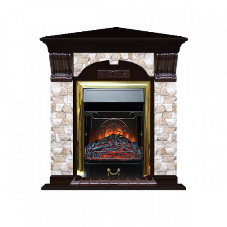 Арочный Арбат угловой (венге)+Majestic Brass