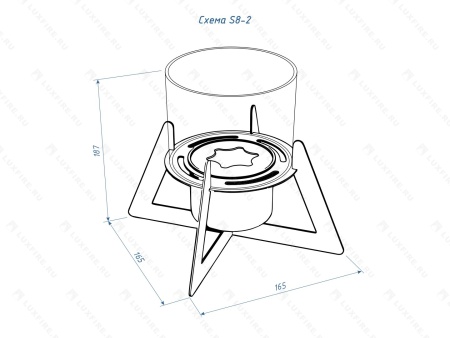 Настольный биокамин Lux Fire "Альфа" (белый) Настольный биокамин Lux Fire "Альфа" (белый) по цене 9 922 руб.