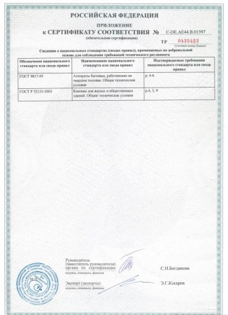 
Газовая топка Vero Design GA 4 H3