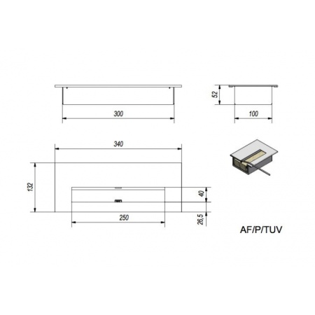 Биокамин Kratki DELTA 2 TUV ZEBRA(400*900) по цене 17 220 руб.