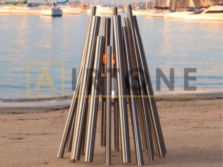 Биокамин напольный Airtone – Stinger Steel по цене 52 000 руб.