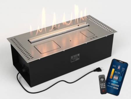Автоматический биокамин Lux Fire Smart Flame 600 RC INOX по цене 282 480 руб.