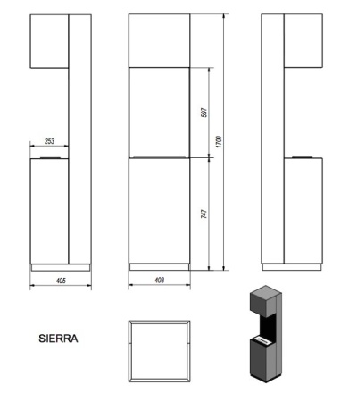 Биокамин Kratki SIERRA, TUV по цене €854
