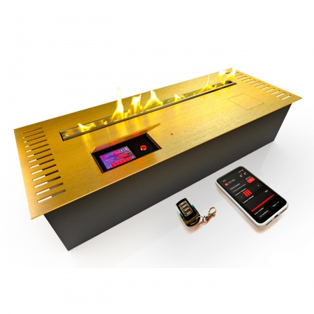 Автоматический биокамин ZeFire M 800 латунный Автоматический биокамин ZeFire M 800 латунный по цене 255 000 руб.